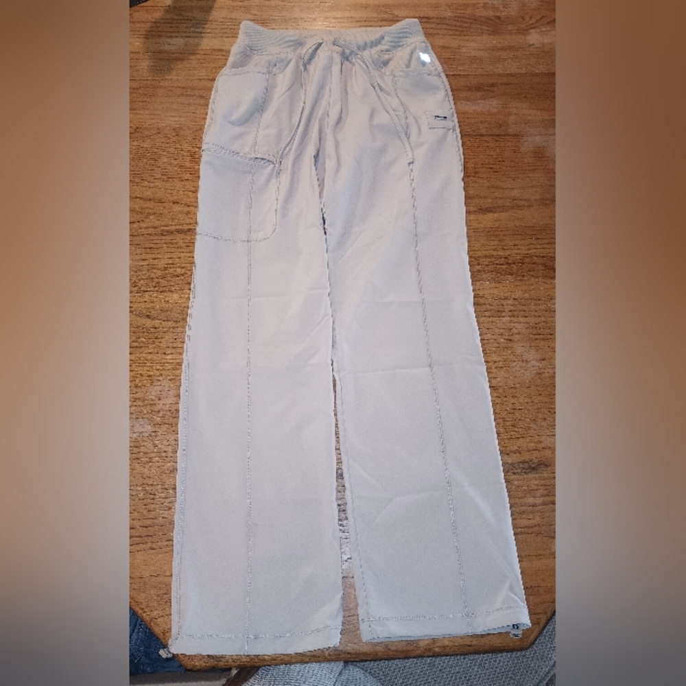 Cherokee Infinity Khaki Women's Scrub Pants Size Large